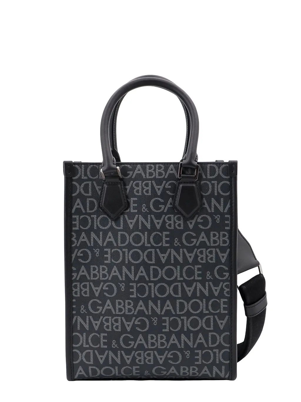 Dolce & Gabbana Logo Plaque Small Tote Bag