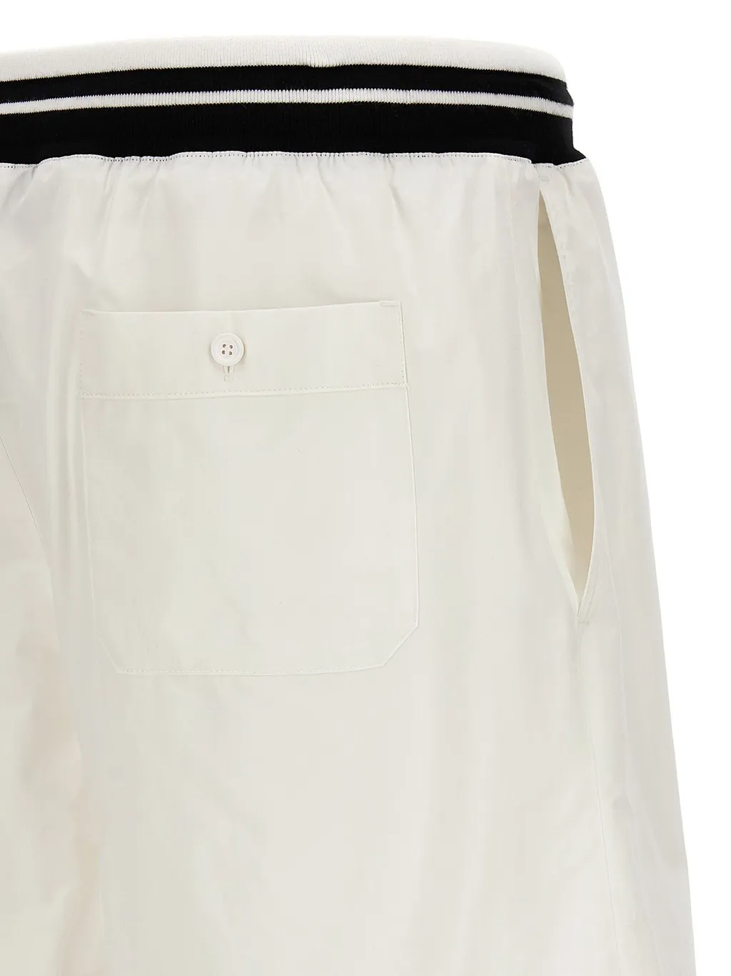 Dolce & Gabbana Logo Embroidered Drawstring Shorts