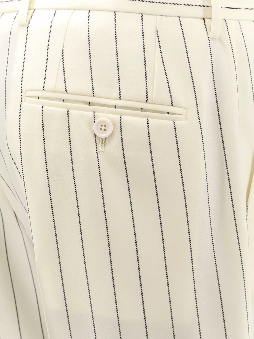 Dolce & Gabbana Striped Pressed Crease Pants