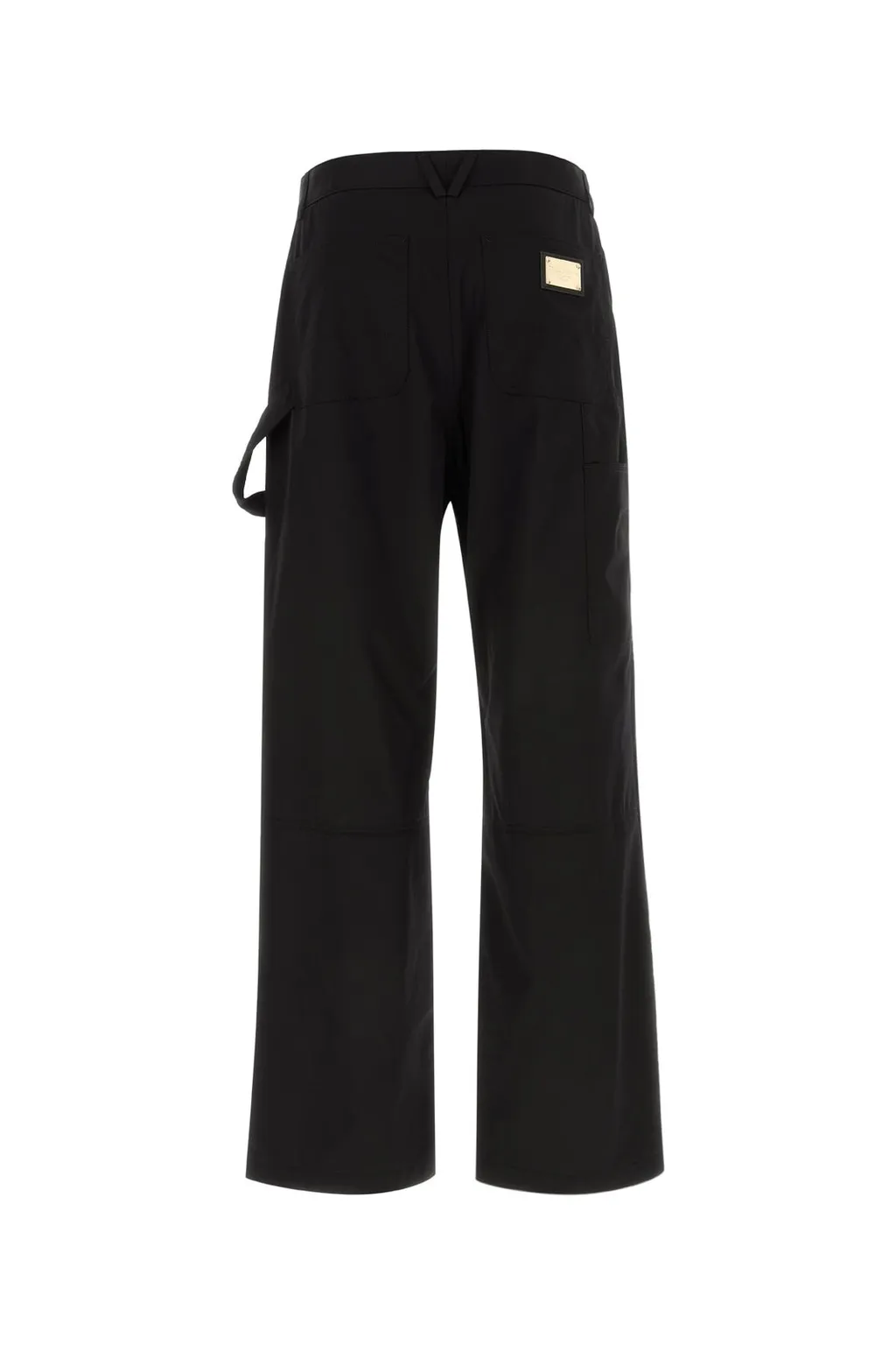 Dolce & Gabbana Logo Plaque Straight-Leg Trousers