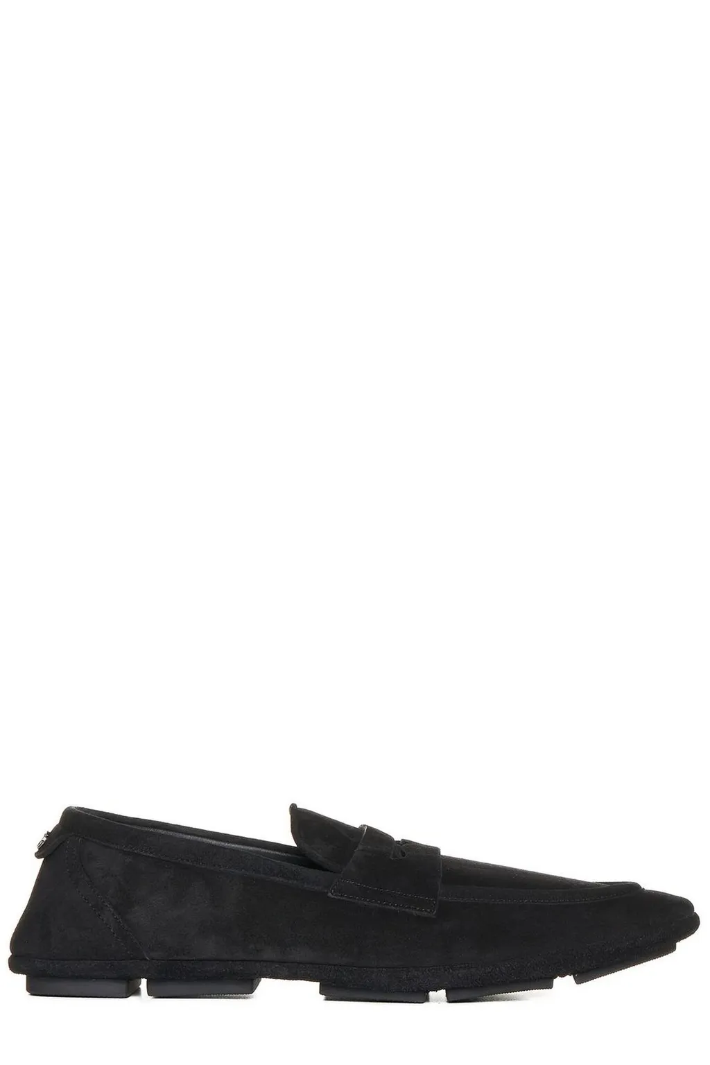 Dolce & Gabbana Logo-Plaque Round Toe Loafers