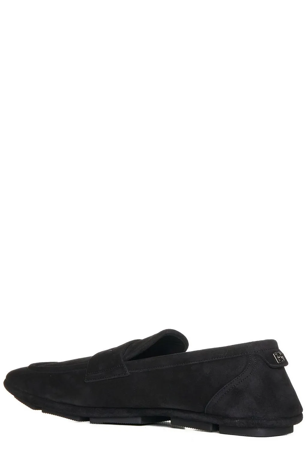 Dolce & Gabbana Logo-Plaque Round Toe Loafers