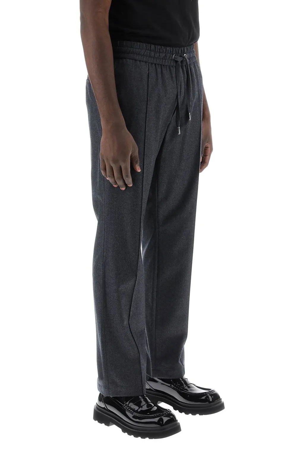 Dolce & Gabbana Logo Patch Drawstring Trousers