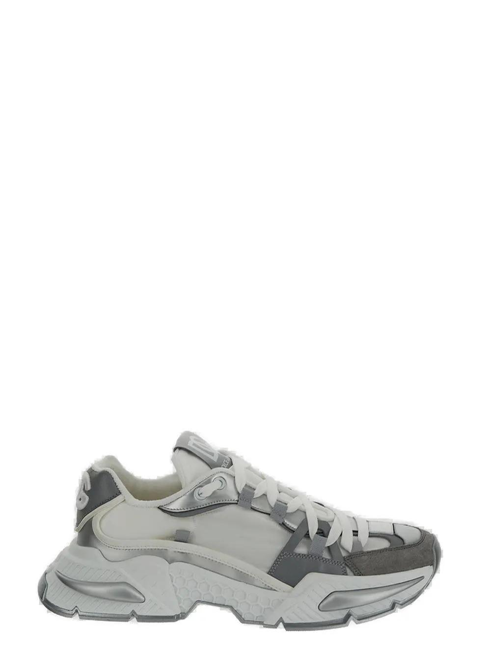 Dolce & Gabbana Logo Patch Lace-Up Sneakers