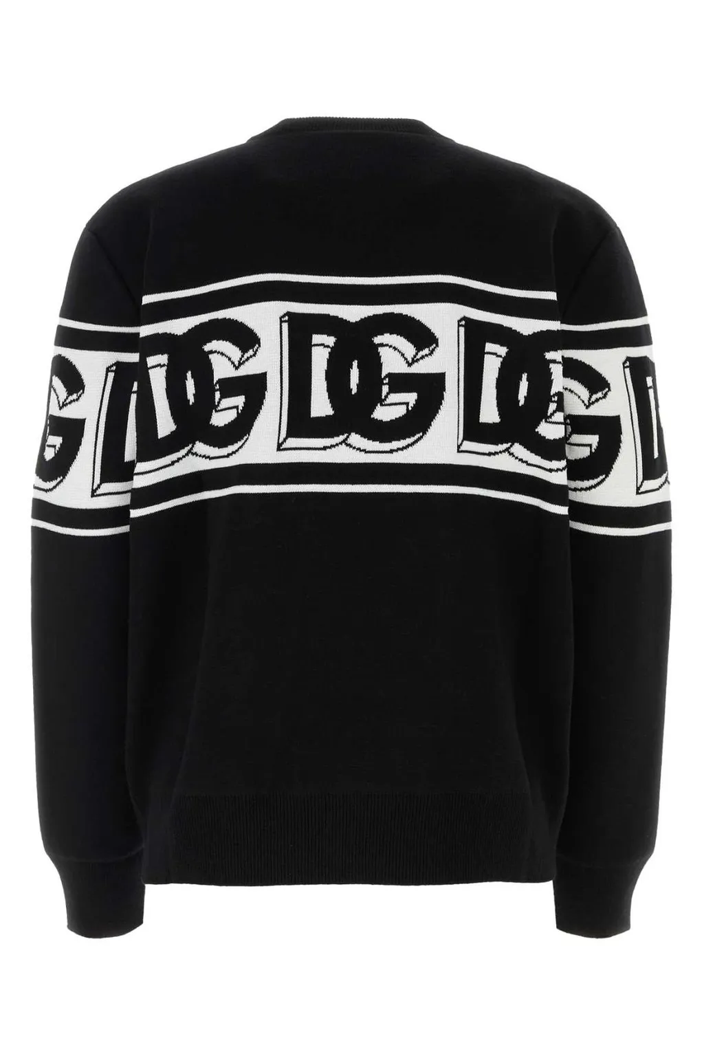 Dolce & Gabbana Intarsia Knitted Crewneck Jumper