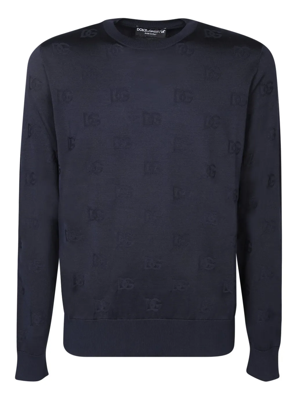 Dolce & Gabbana All-Over Dg Inlay Crewneck Jumper