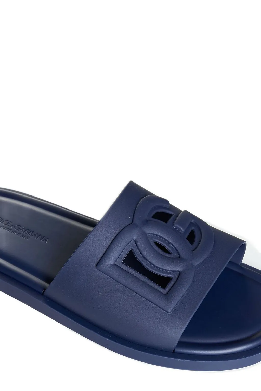 Dolce & Gabbana Logo Embossed Slides