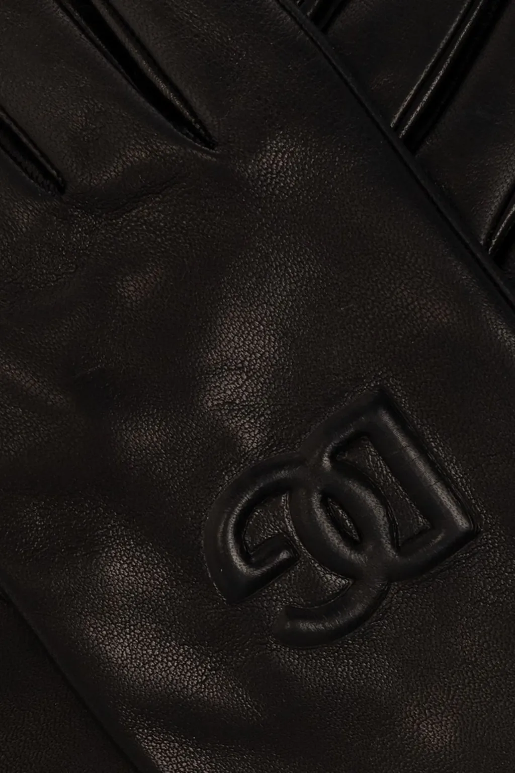 Dolce & Gabbana Dg-Logo Embossed Full-Finger Gloves