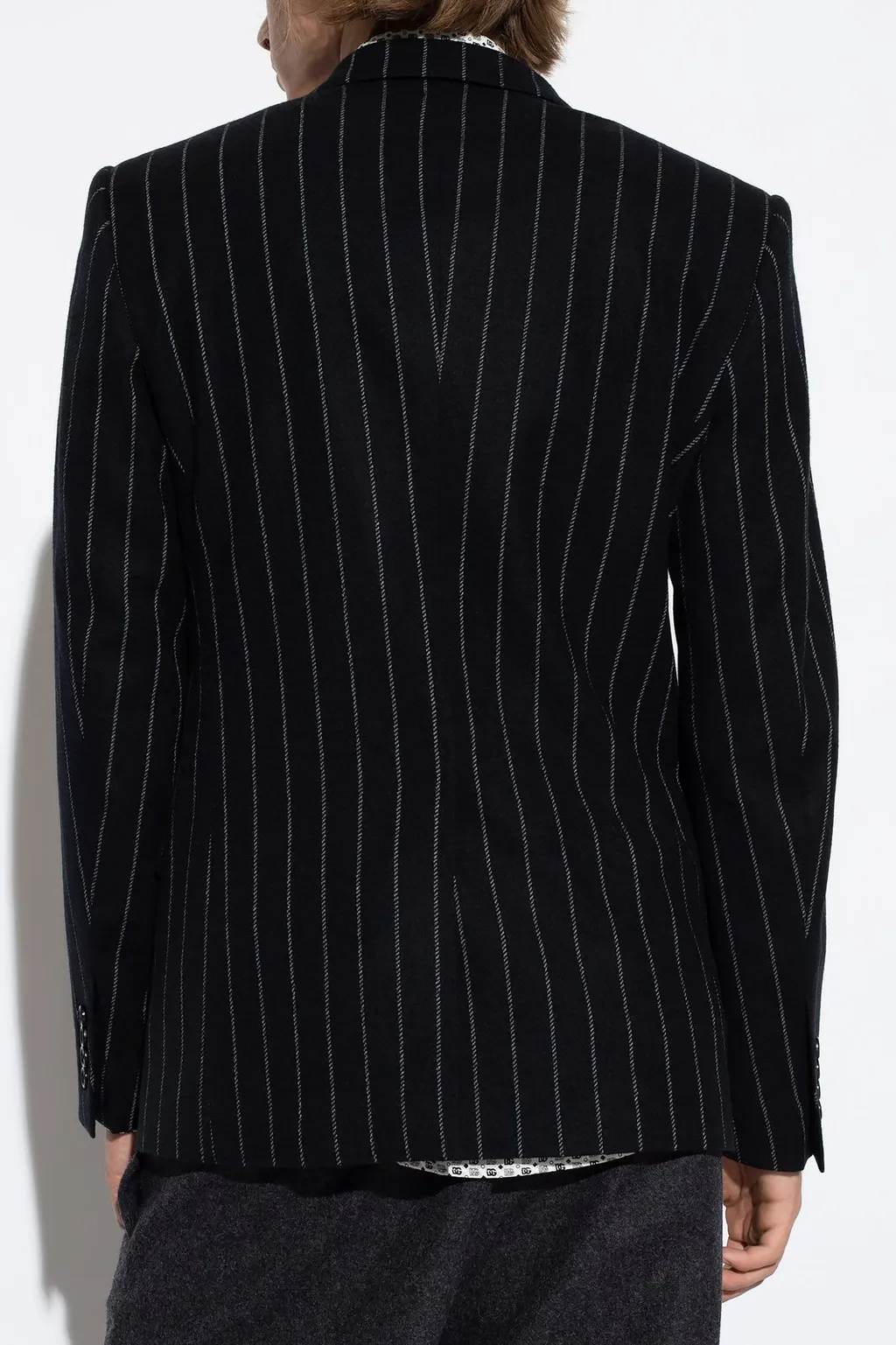 Dolce & Gabbana Striped Double-Breasted Blazer