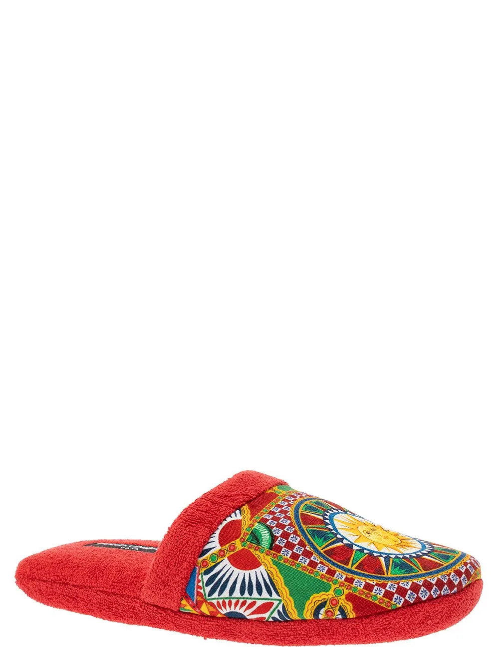 Dolce & Gabbana Carretto Printed Slippers