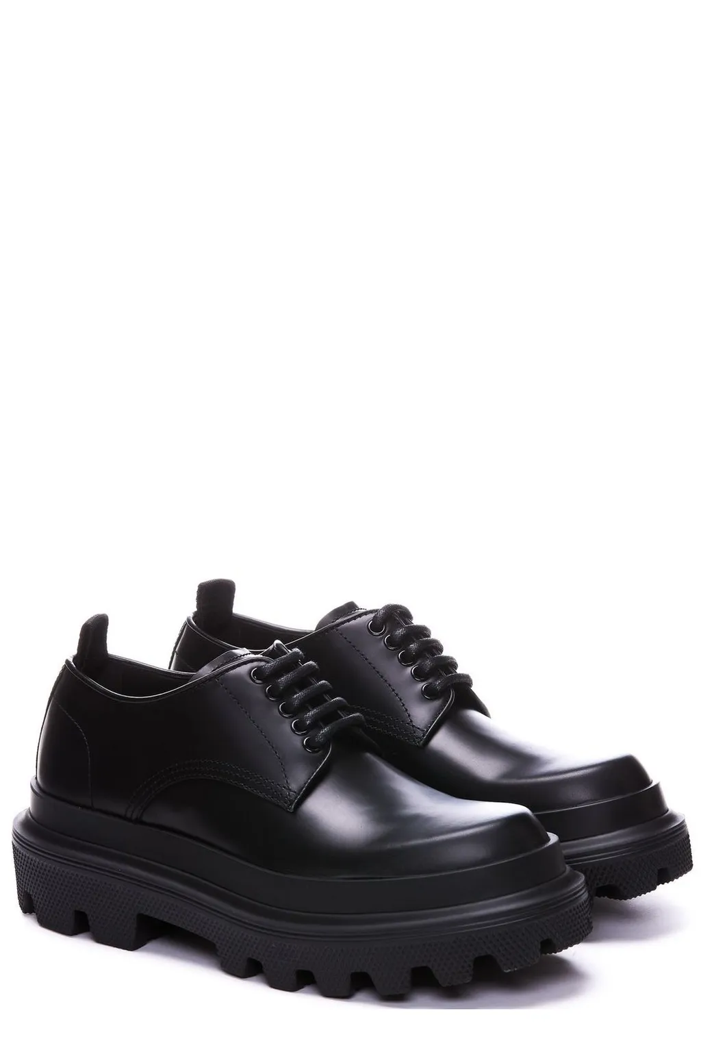 Dolce & Gabbana Platform Lace-Up Derby Shoes