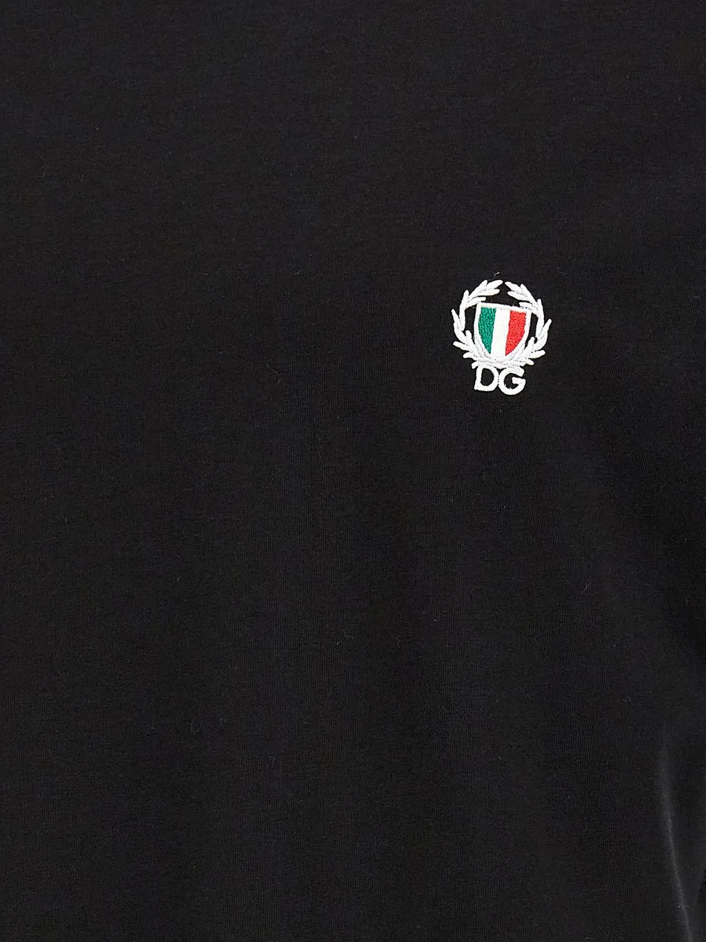 Dolce & Gabbana Logo Embroidered T-Shirt