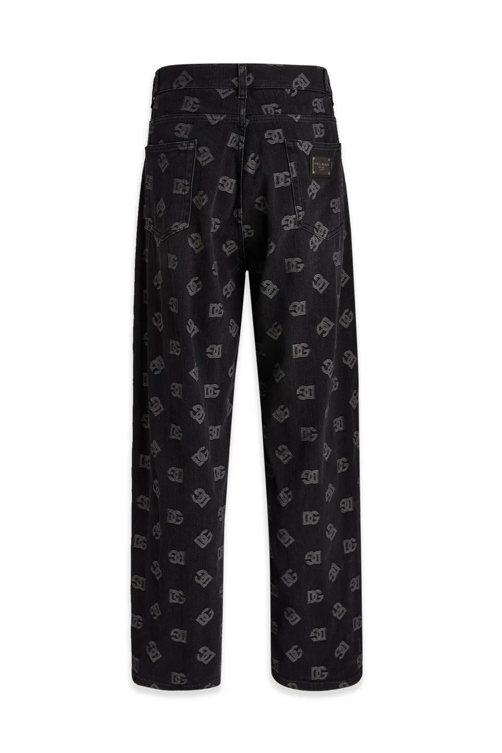 Dolce & Gabbana Jacquard Logo Motif Jeans