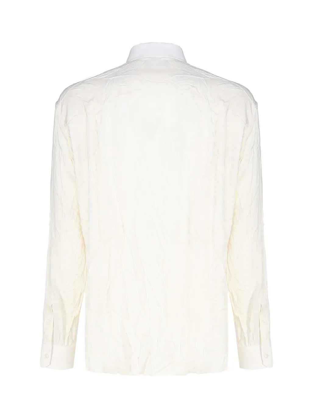 Dolce & Gabbana Oversize Stretch Satin Charmeuse Shirt