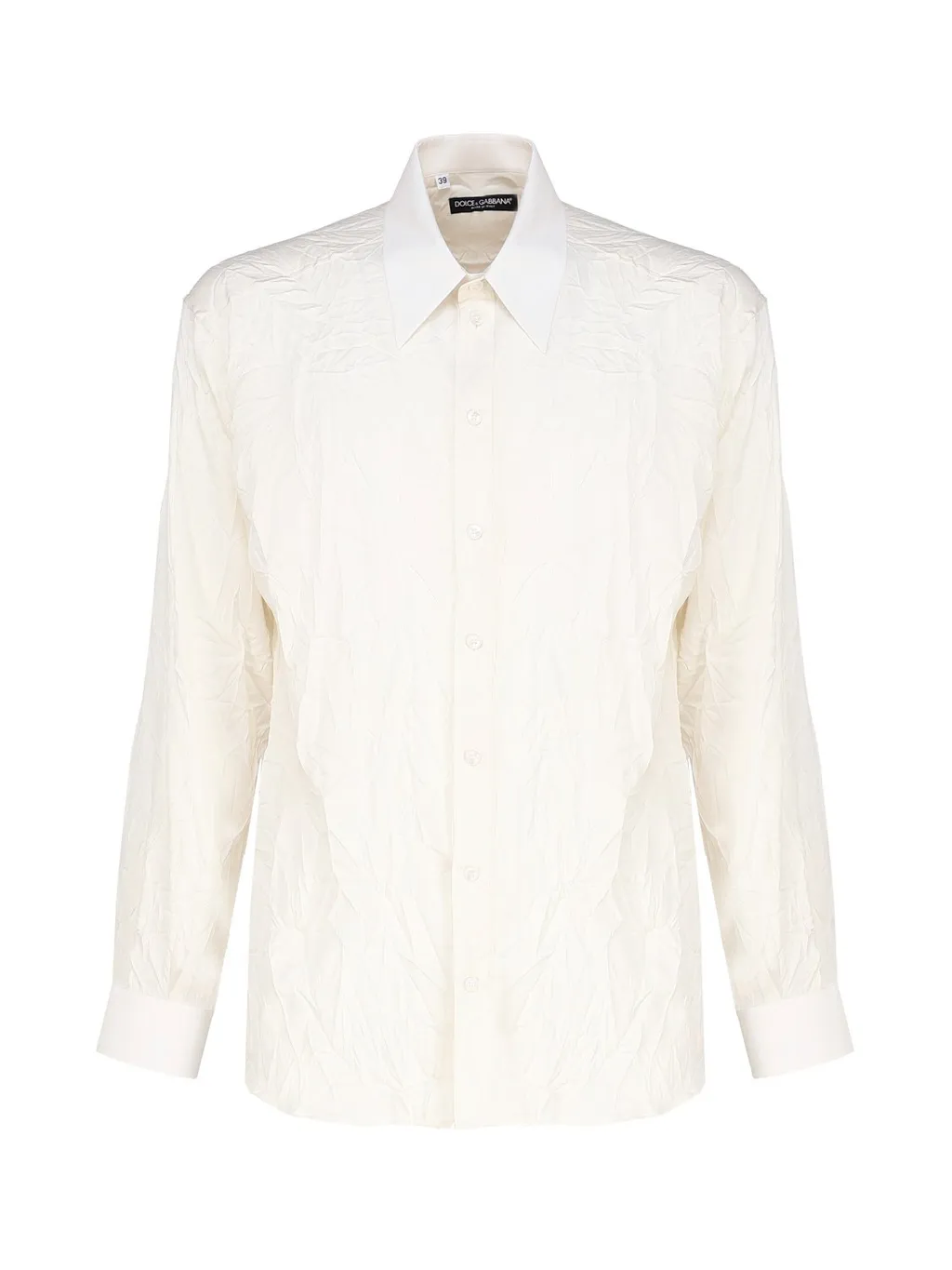 Dolce & Gabbana Oversize Stretch Satin Charmeuse Shirt
