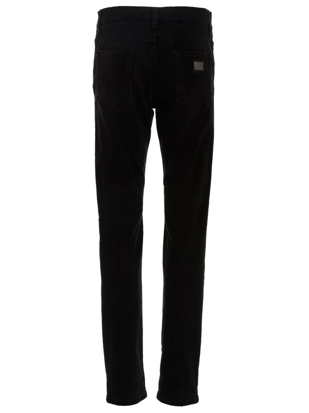Dolce & Gabbana Logo Plaque Slim-Fit Jeans
