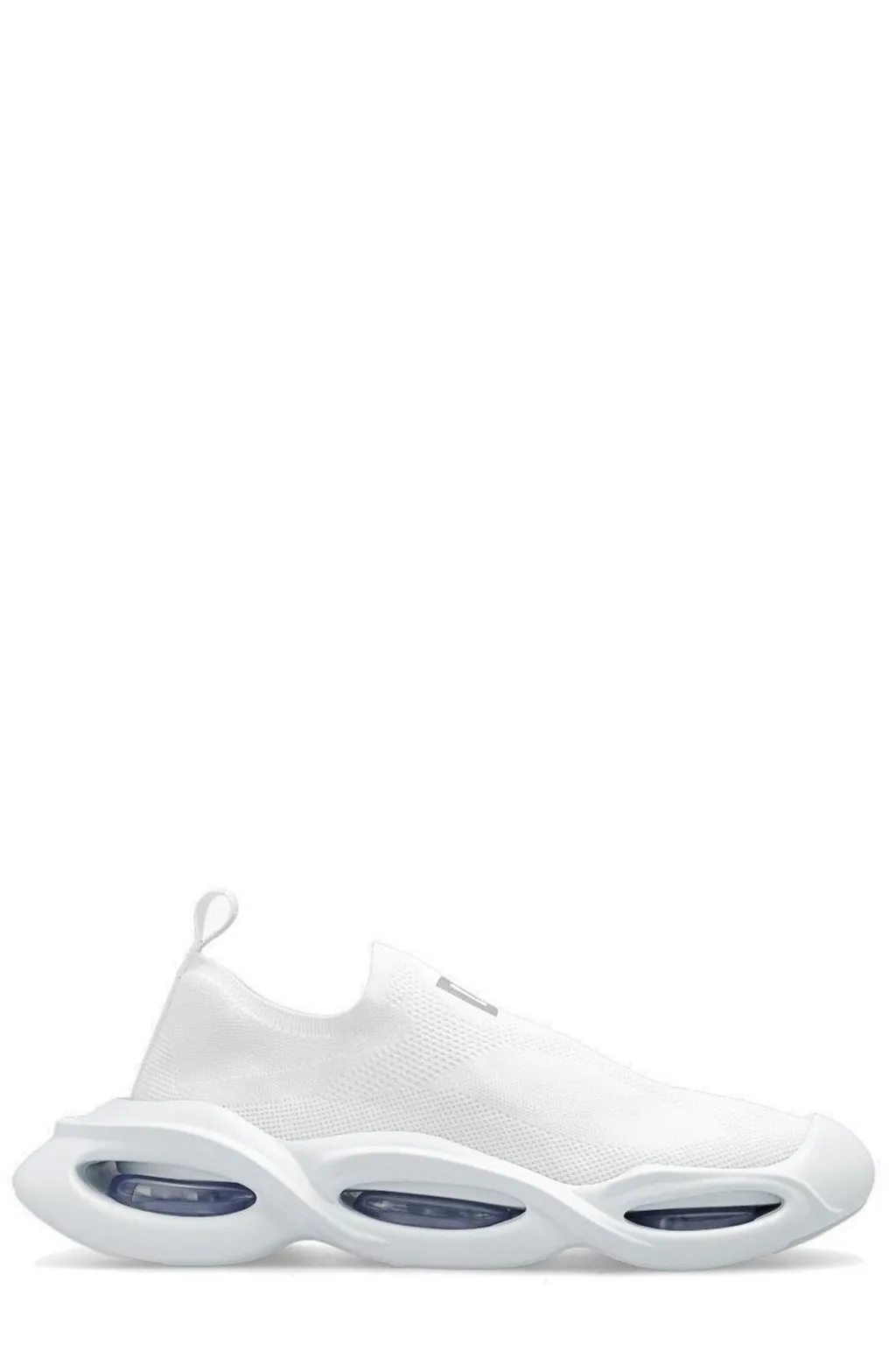 Dolce & Gabbana Wave Logo Printed Slip-On Sneakers