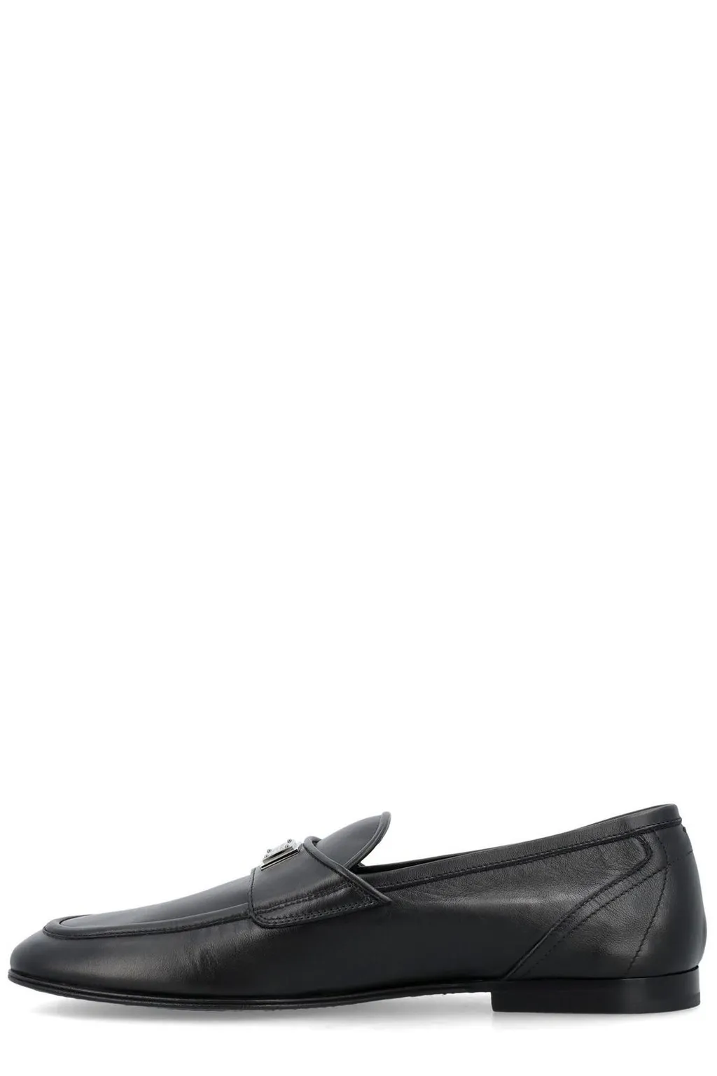 Dolce & Gabbana Logo Plaque Slip-On Loafers