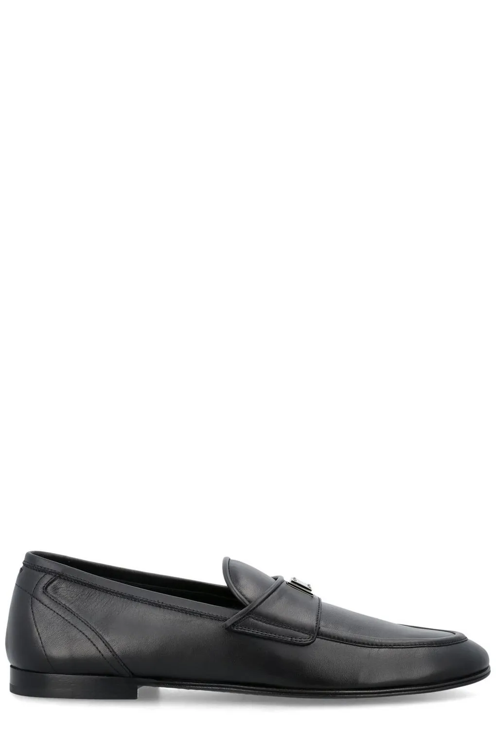 Dolce & Gabbana Logo Plaque Slip-On Loafers