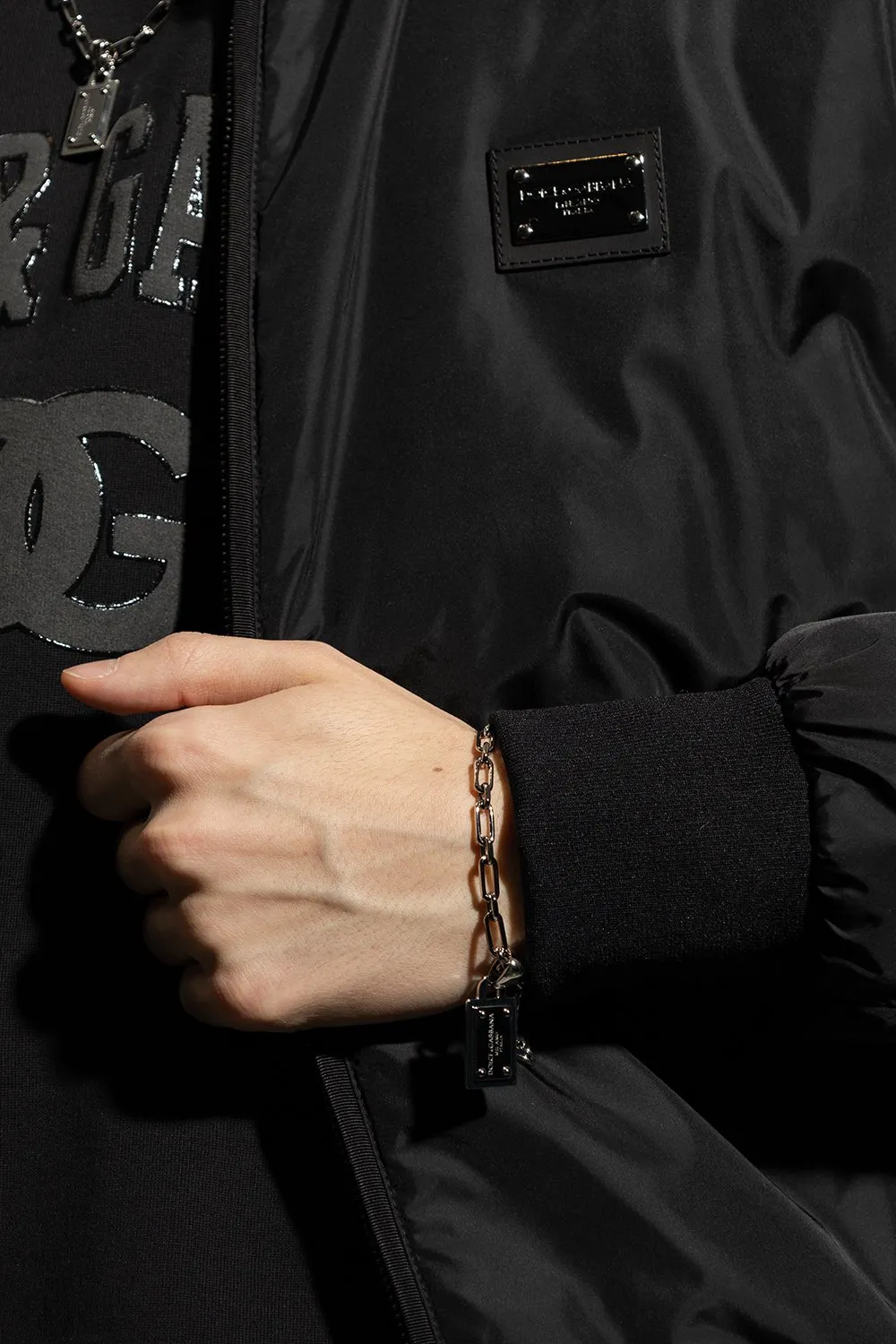 Dolce & Gabbana Logo Charm Bracelet