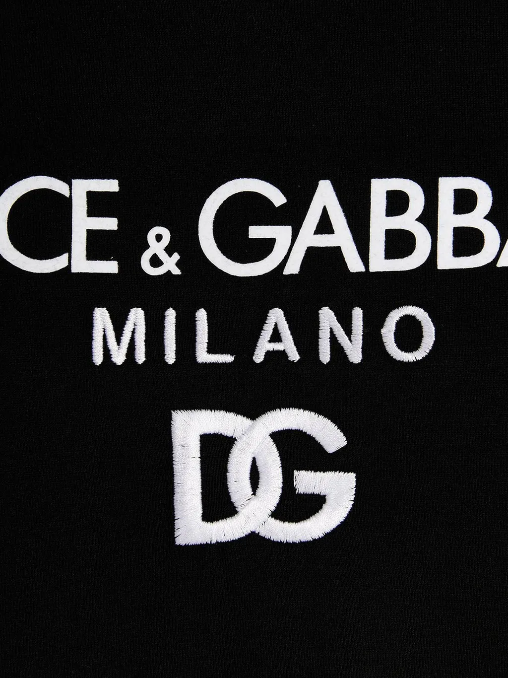 Dolce & Gabbana Logo Embroidered Crewneck T-Shirt