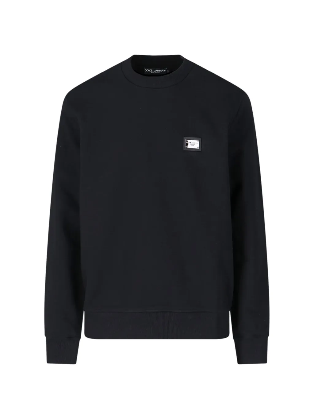 Dolce & Gabbana Logo Plaque Crewneck Sweatshirt
