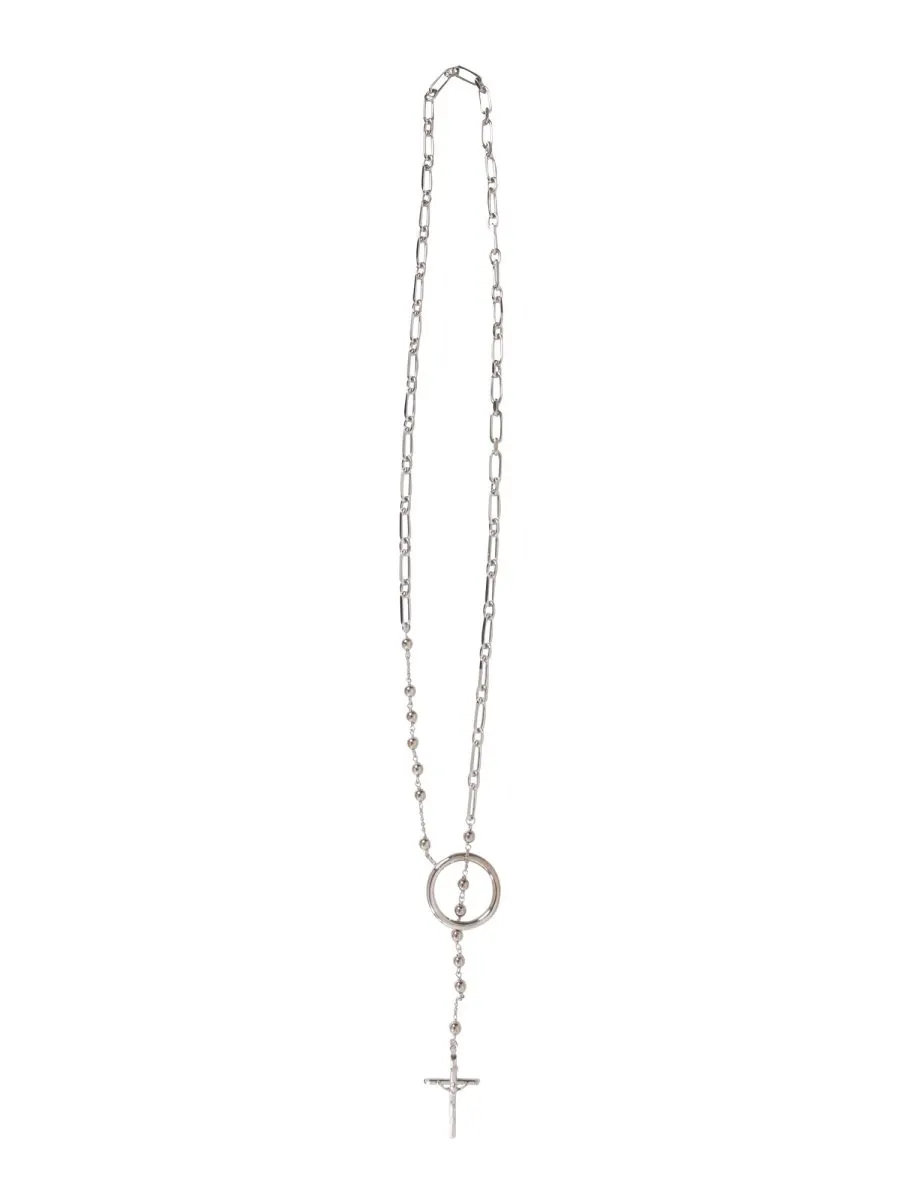 Dolce & Gabbana Rosary Cross Necklace
