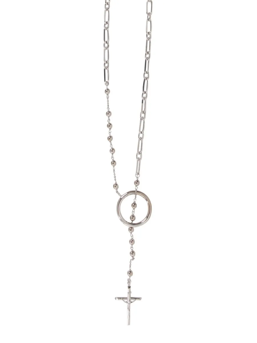 Dolce & Gabbana Rosary Cross Necklace