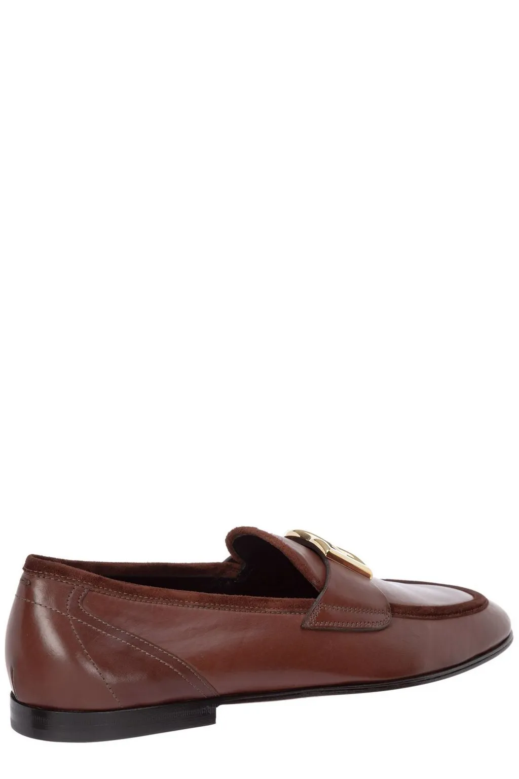 Dolce & Gabbana Logo Plaque Slip-On Loafers