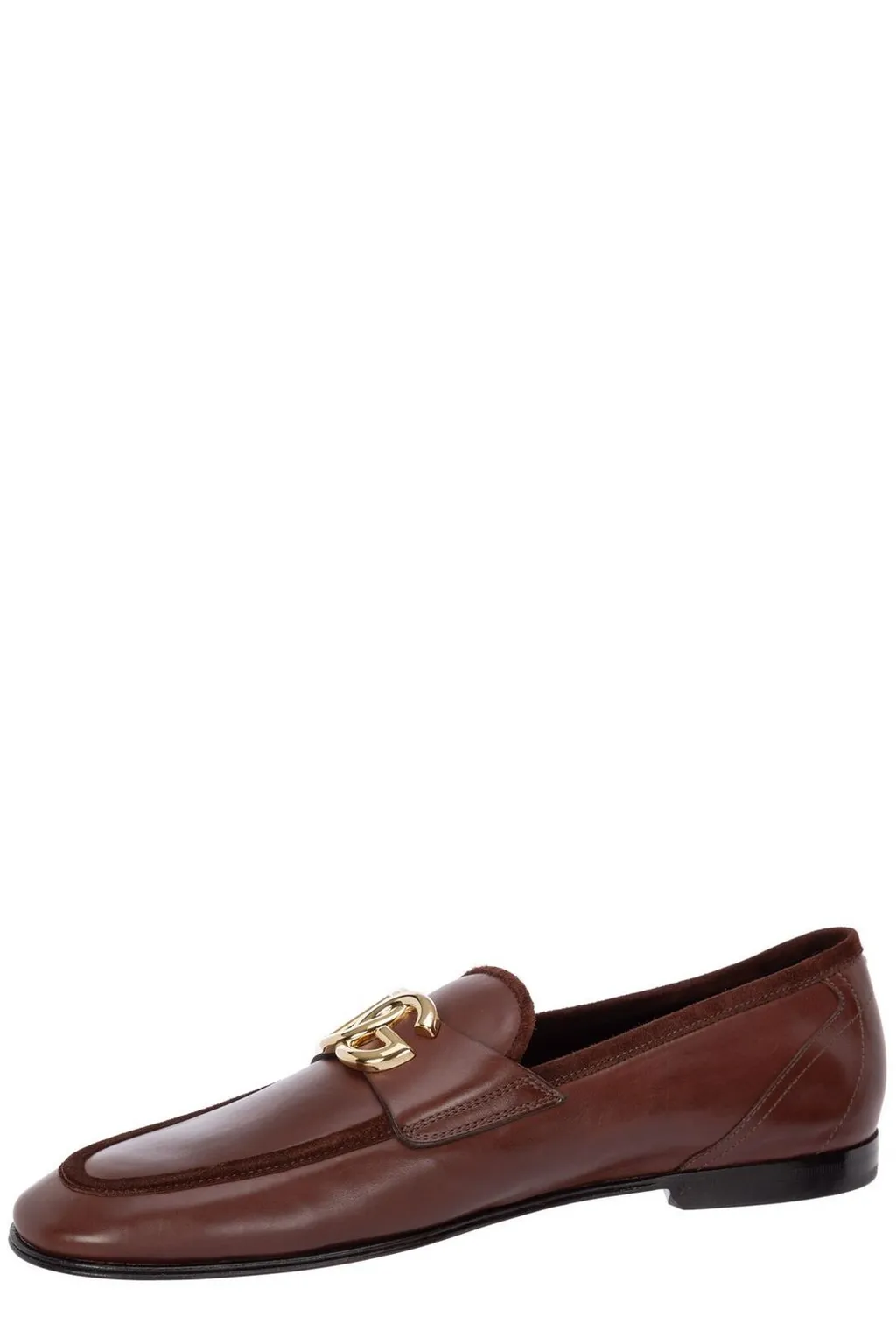 Dolce & Gabbana Logo Plaque Slip-On Loafers