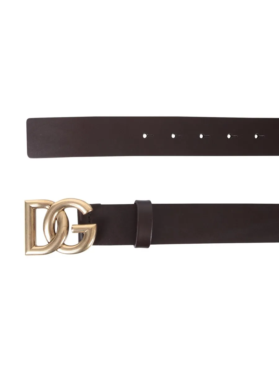 Dolce & Gabbana Dg Logo Buckle Belt