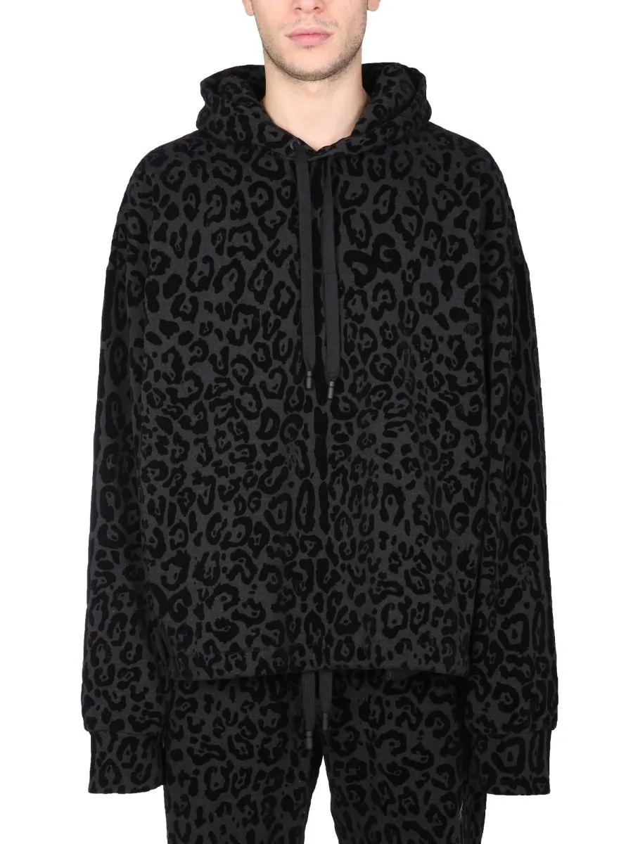 Dolce & Gabbana Animal Printed Hoodie