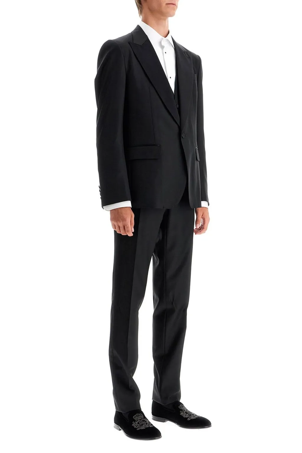 Dolce & Gabbana Single-Breasted Pleated Tailored Suit