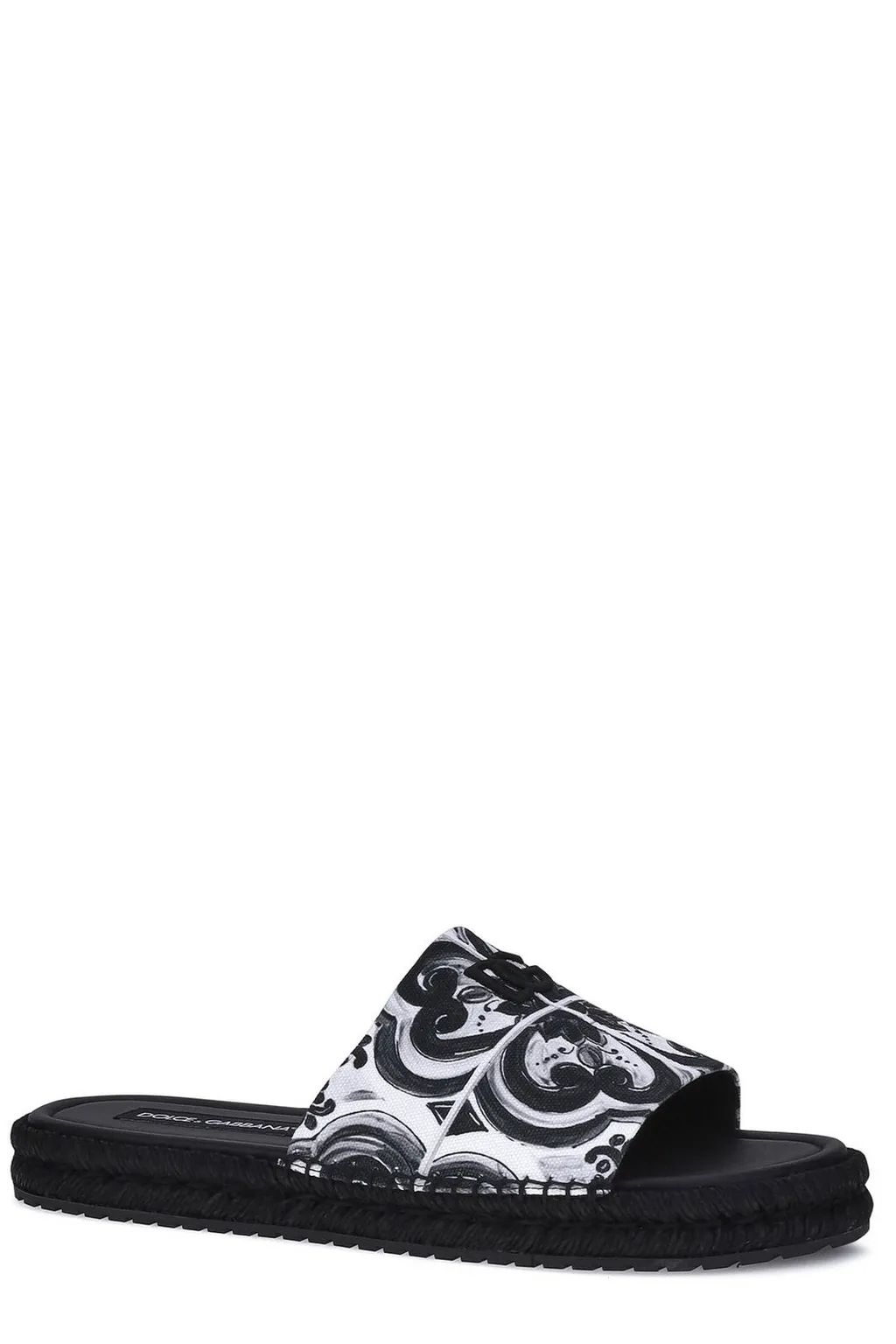 Dolce & Gabbana Majolica-Printed Espadrille Sandals