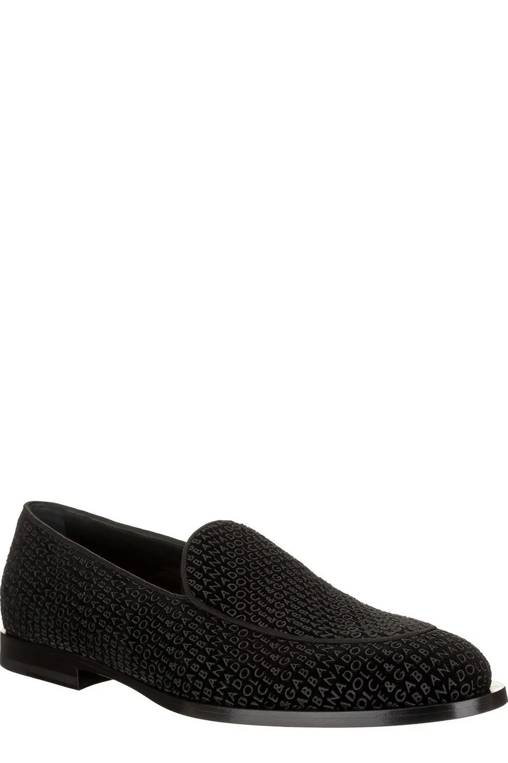 Dolce & Gabbana All-Over Logo-Printed Loafers