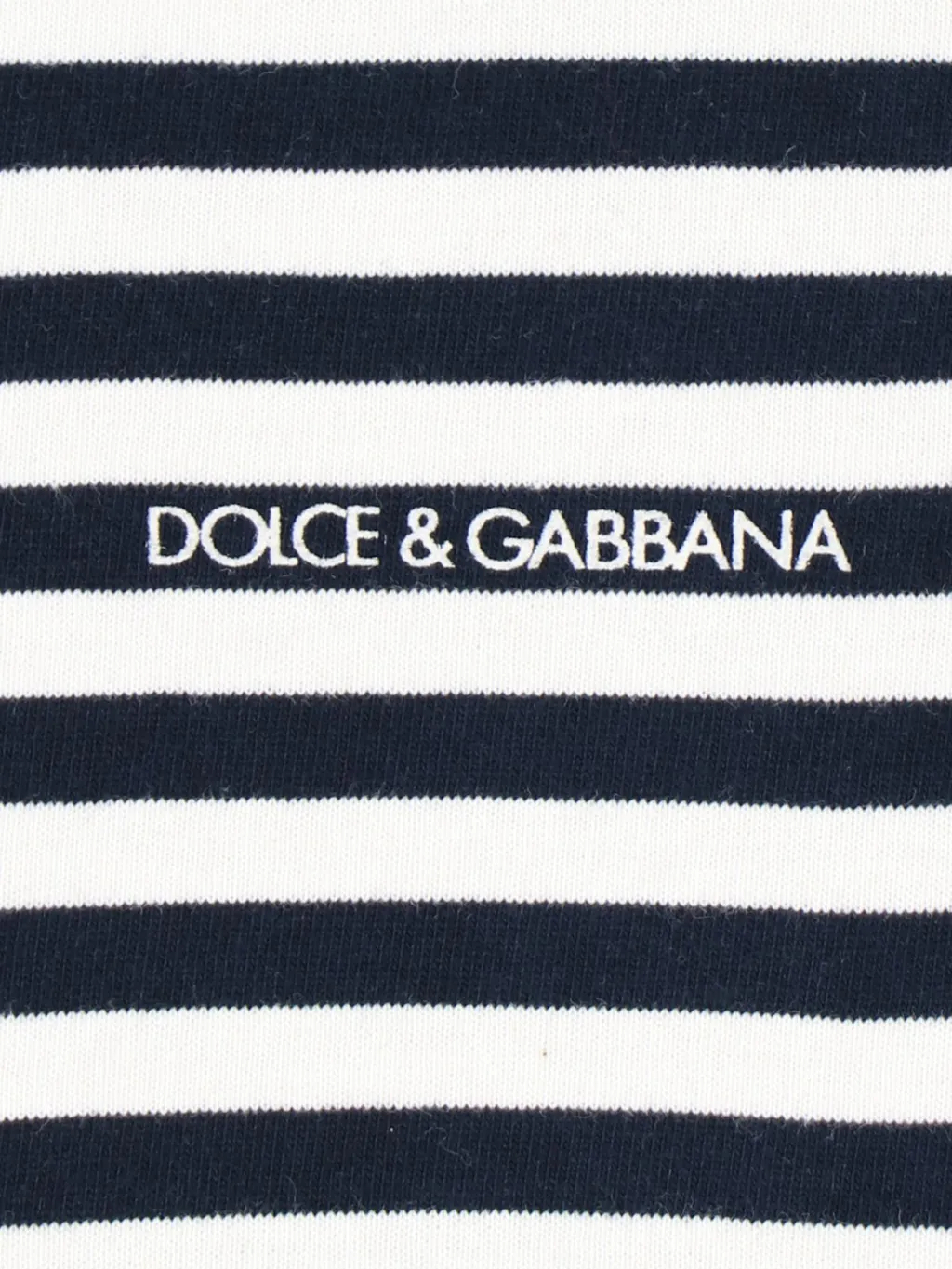 Dolce & Gabbana Striped Crewneck T-Shirt