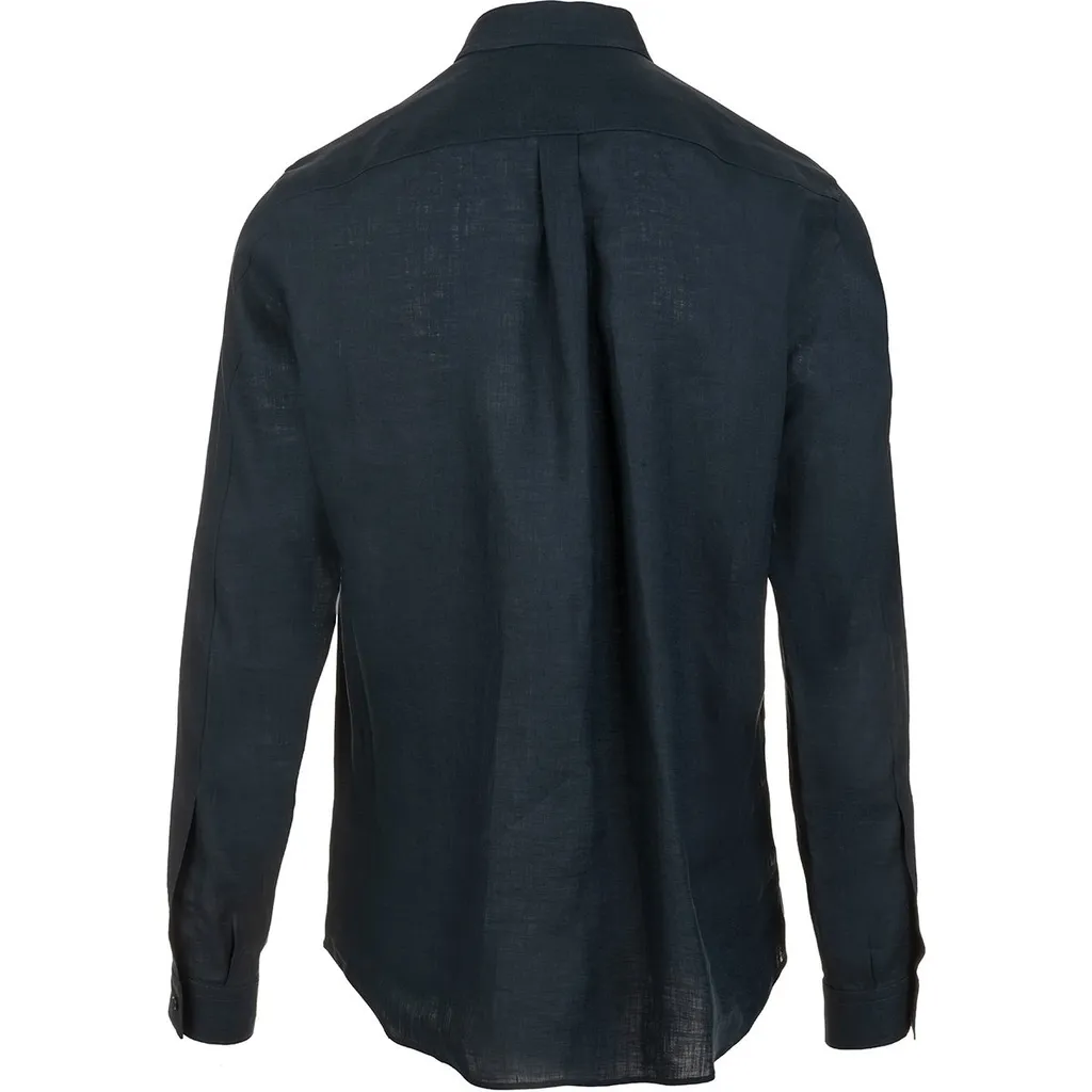 Dolce & Gabbana Logo-Plaque Long-Sleeved Buttoned Shirt