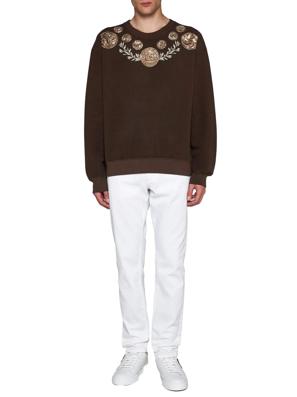 Dolce & Gabbana Graphic Printed Crewneck Sweatshirt