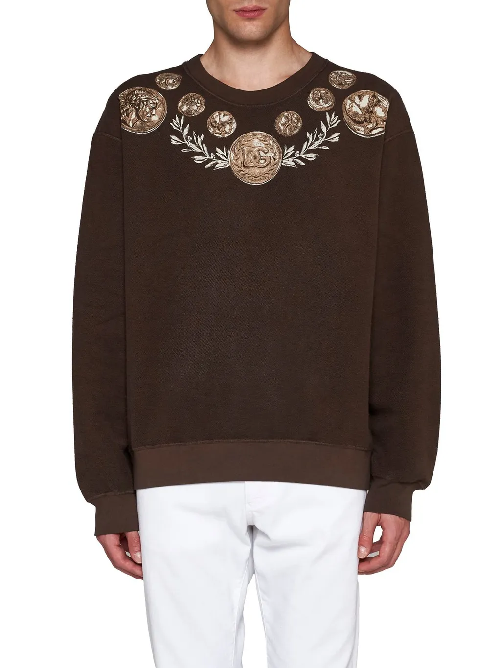 Dolce & Gabbana Graphic Printed Crewneck Sweatshirt