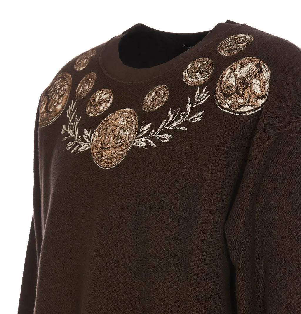 Dolce & Gabbana Graphic Printed Crewneck Sweatshirt