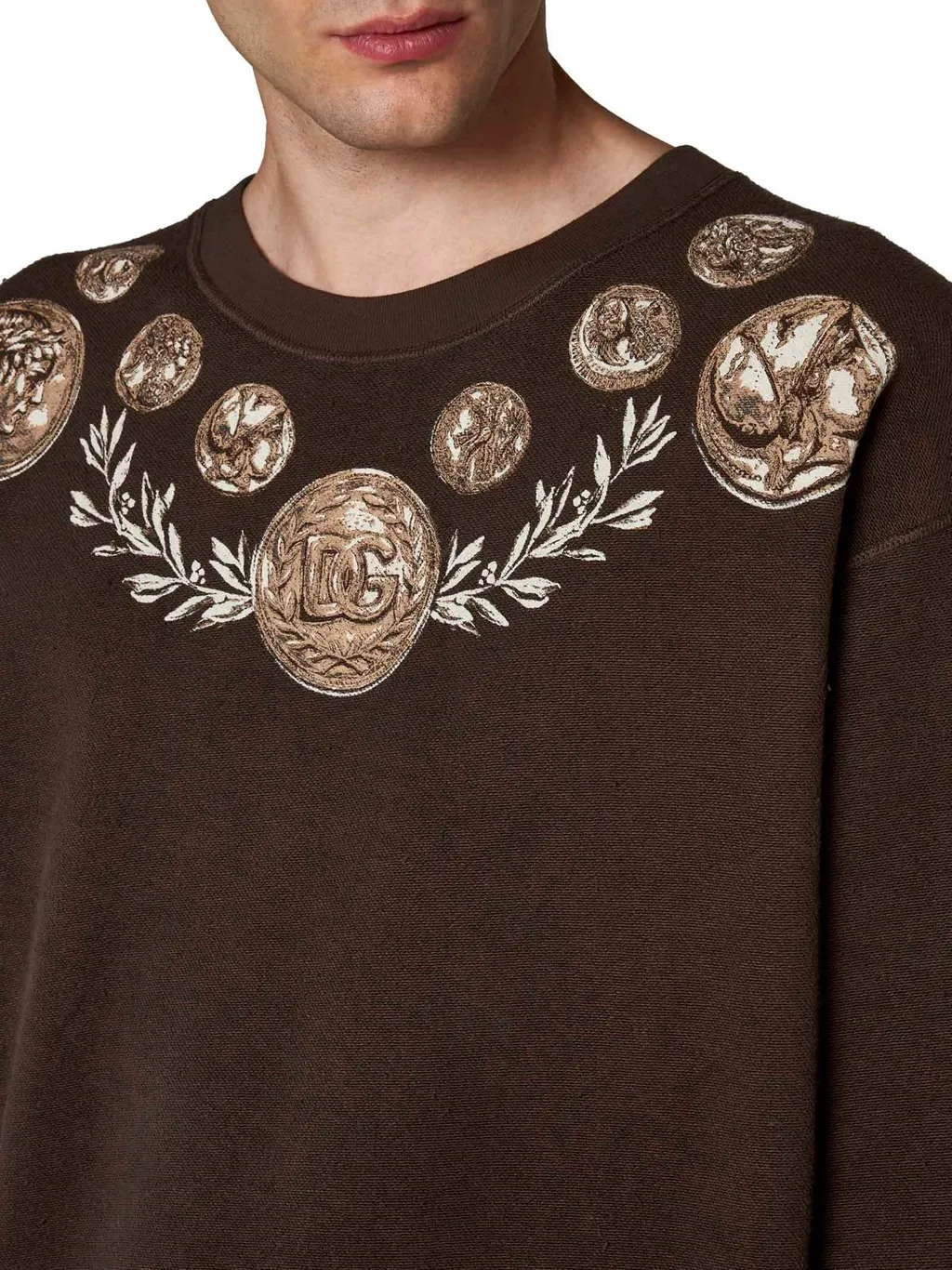 Dolce & Gabbana Graphic Printed Crewneck Sweatshirt