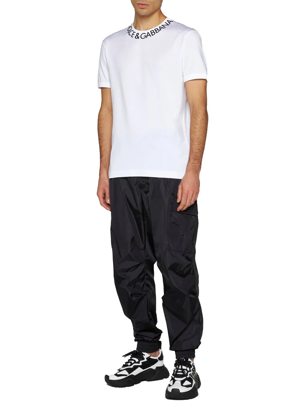 Dolce & Gabbana Logo-Plaque Tapered Track Pants