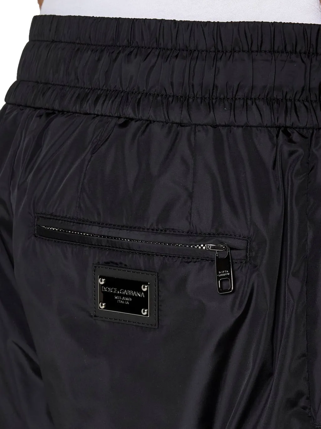 Dolce & Gabbana Logo-Plaque Tapered Track Pants