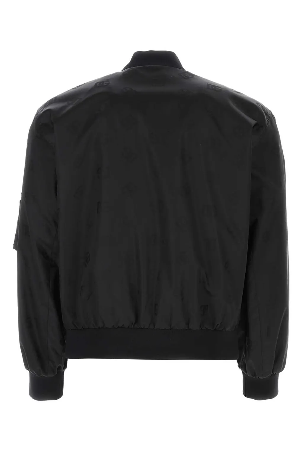 Dolce & Gabbana Zip-Up Logo Detailed Bomber Jacket