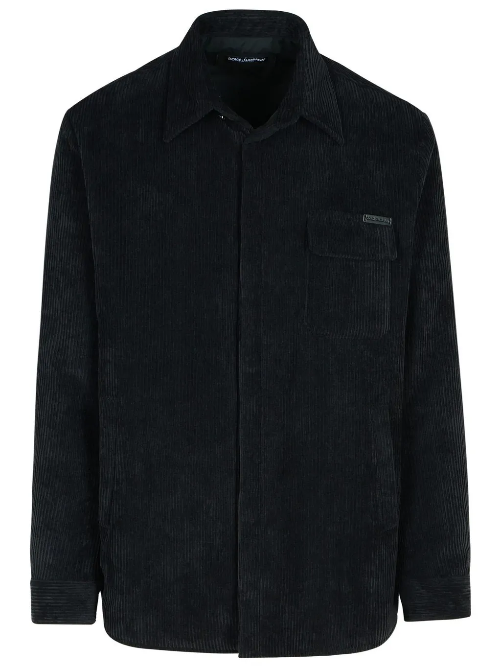 Dolce & Gabbana Logo Plaque Long Sleeved Shirt