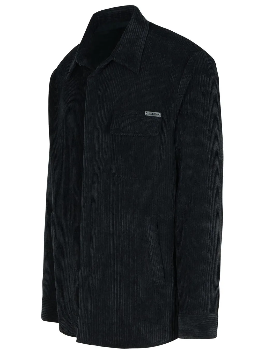 Dolce & Gabbana Logo Plaque Long Sleeved Shirt