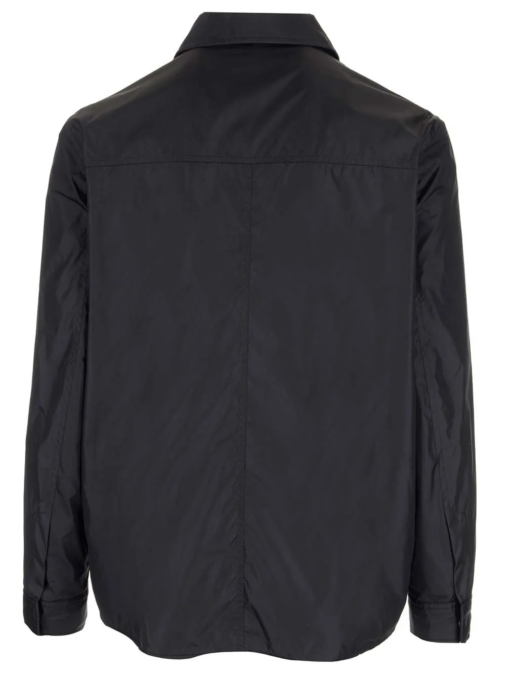 Dolce & Gabbana Logo-Patch Button-Concealed Shirt