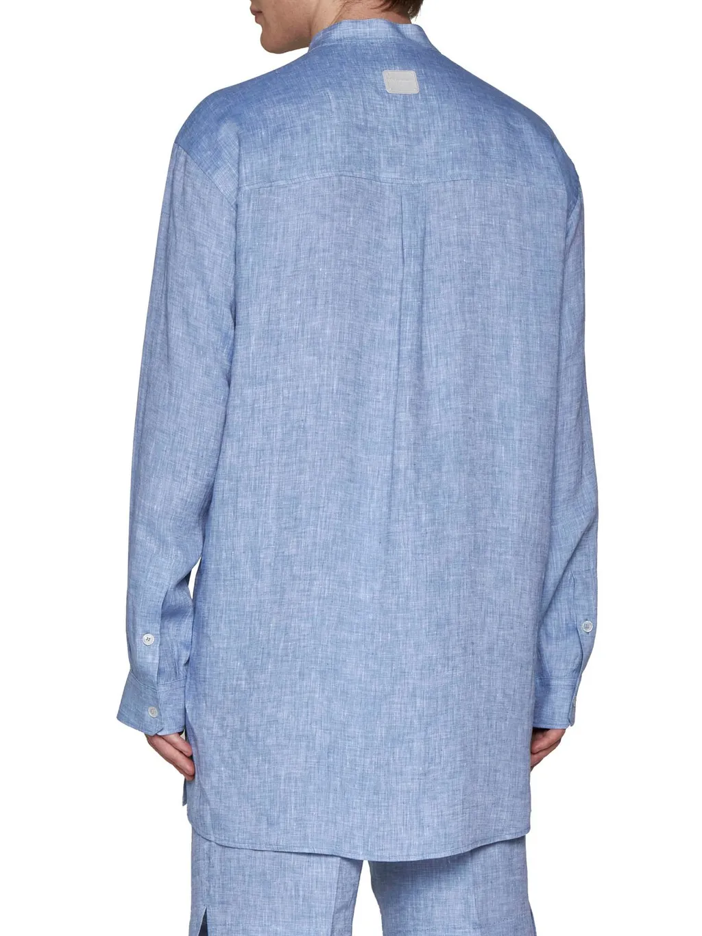 Dolce & Gabbana Mandarin Collar Oversize Shirt
