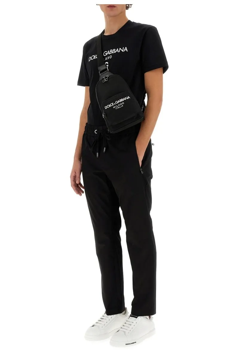 Dolce & Gabbana Logo Patch Jogging Pants