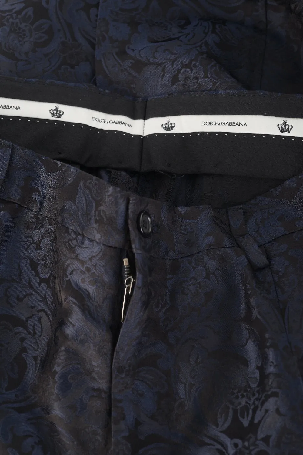 Dolce & Gabbana Floral Jacquared Trousers